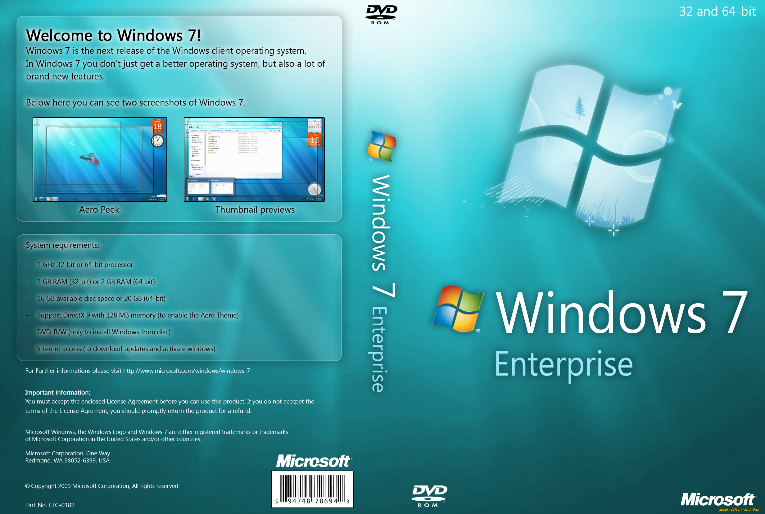ОС Windows 7 профессиональная x64 sp1
